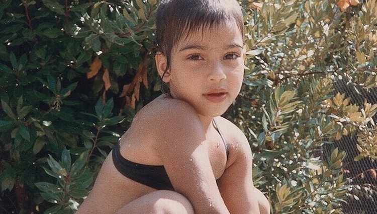 Kim Kardashian en su infancia|Foto:Instagram