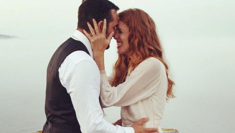 María Castro y José Manuel Villalba el día de su boda | Foto: Instagram