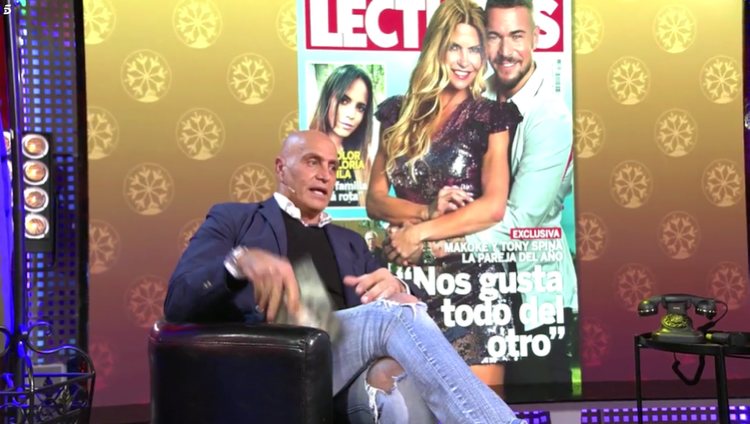 Matamoros no se mostró muy contento con la entrevista | Foto: Telecinco.es