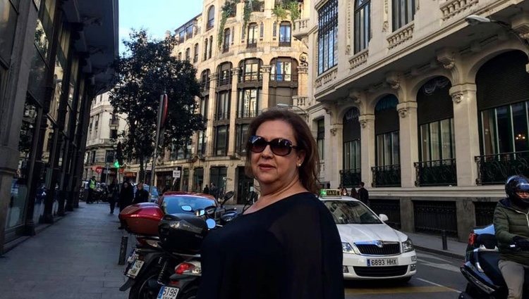 Victoria Eugenia Henao durante su estancia en Madrid