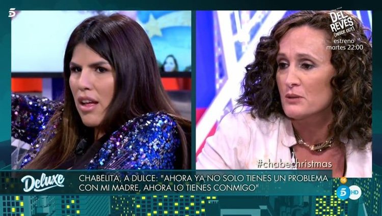 Chabelita Pantoja y Dulce en 'Sábado Deluxe' / Fuente: telecinco.es