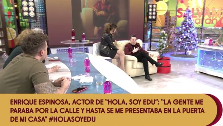 Enrique Espinosa en el programa 'Sálvame' / Telecinco.es