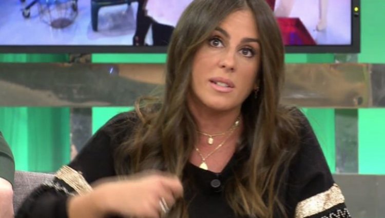 Anabel Pantoja aclarando la polémica en 'Sálvame Deluxe' / Foto: Telecinco.es