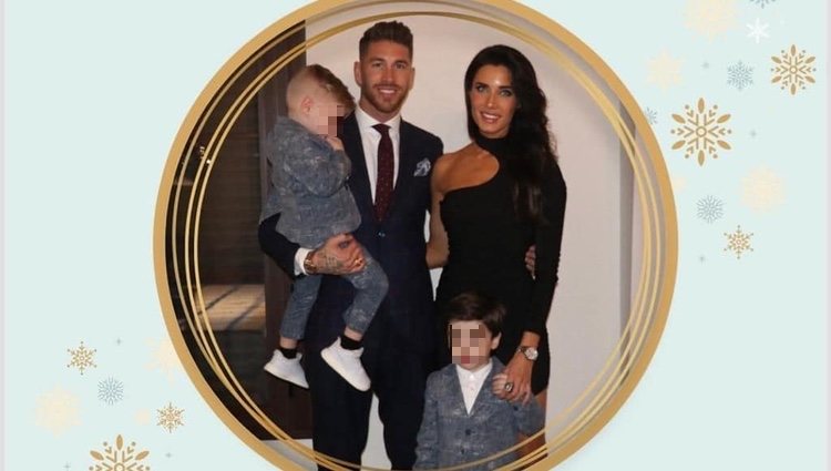 La familia Ramos Rubio felicitando la Navidad | Instagram