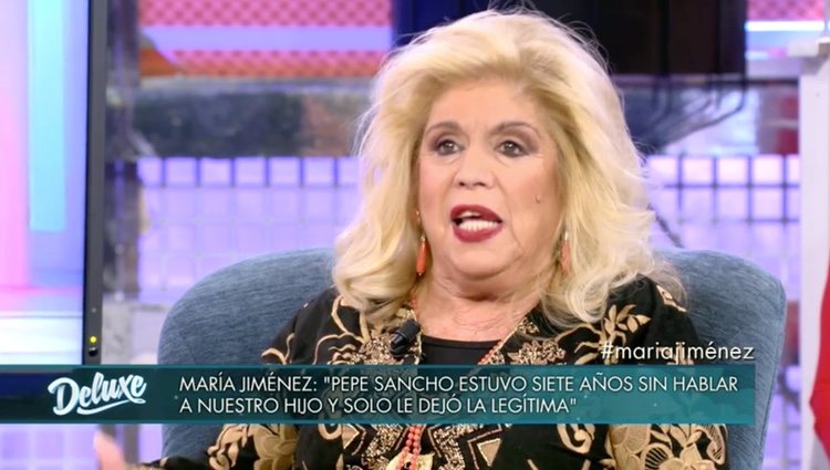 María Jiménez en 'Sábado Deluxe'|Foto: Telecinco.es