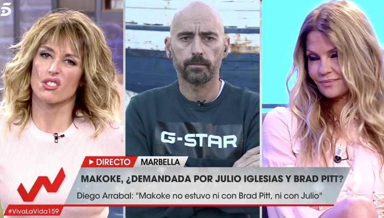 Emma García, enfadada con Diego Arrabal por su comentario | Foto: Telecinco.es