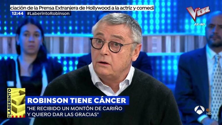 Michael Robinson en el programa de Antena 3 'El Laberinto'