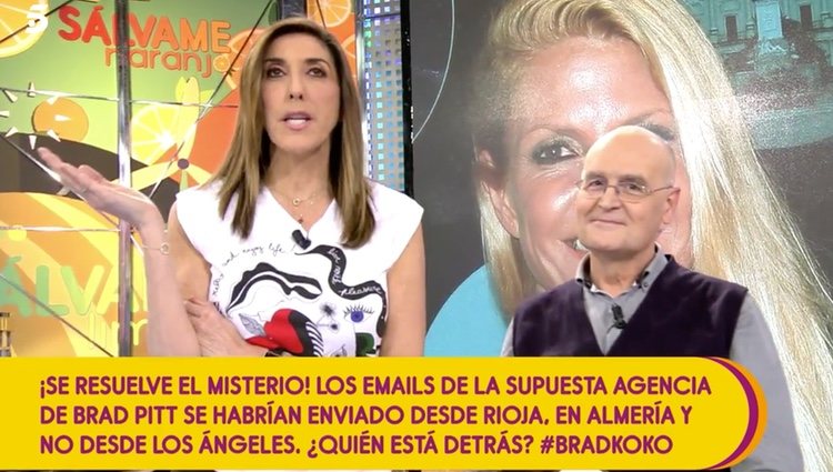 Paz Padilla aclarando el asunto en 'Sálvame'/ Foto: teleicnco.es
