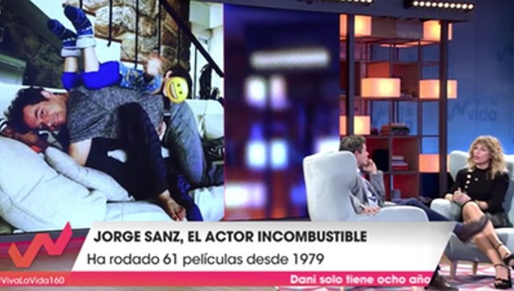 Jorge Sanz en el programa 'Viva la Vida' / Foto: Telencico.es