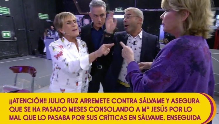 Chelo García Cortés y Mila Ximénez en plena discusión / Telecinco.es