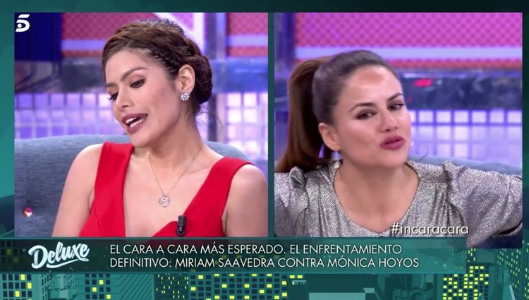 Miriam Saavedra y Mónica Hoyos en 'Sábado Deluxe' | Foto: telecinco.es