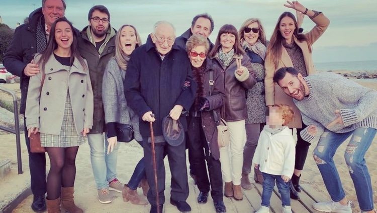 Helen Lindes y Rudy Fernández con su familia/ Foto: Instagram