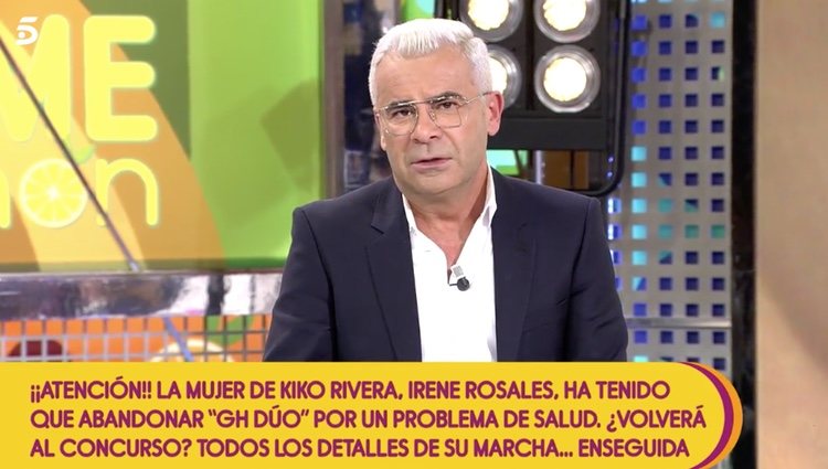 Jorge Javier Vázquez habla de Irene Rosales en 'Sálvame' | Foto: Telecinco.es