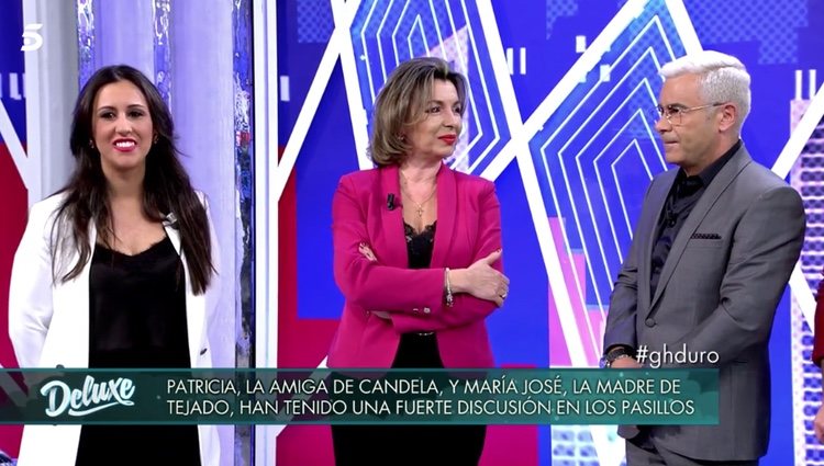 Patricia, María José y Jorge Javier Vázquez en 'Sábado Deluxe' | Foto: telecinco.es