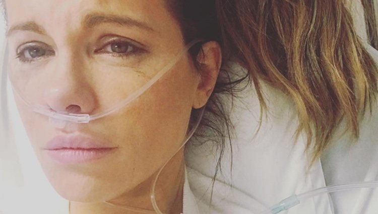 Kate Beckinsale en el hospital| Foto: Instagram