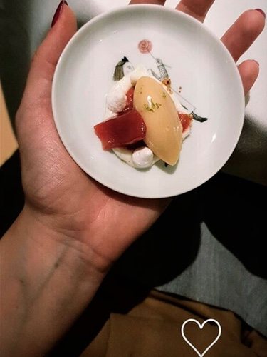 Uno de los platos desusados por Blanca Suárez/Foto: Instagram