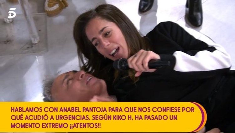 Reconciliación entre Anabel Pantoja y Kiko Hernández | Foto: Telecinco.es