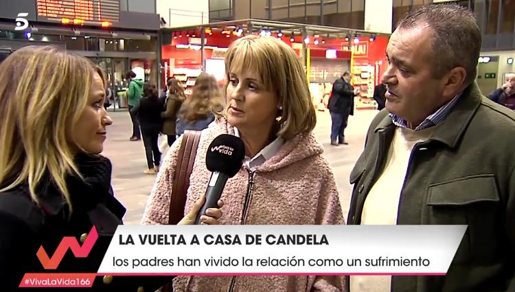 Los padres de Candela hablando de Antonio Tejado / Telecinco.es
