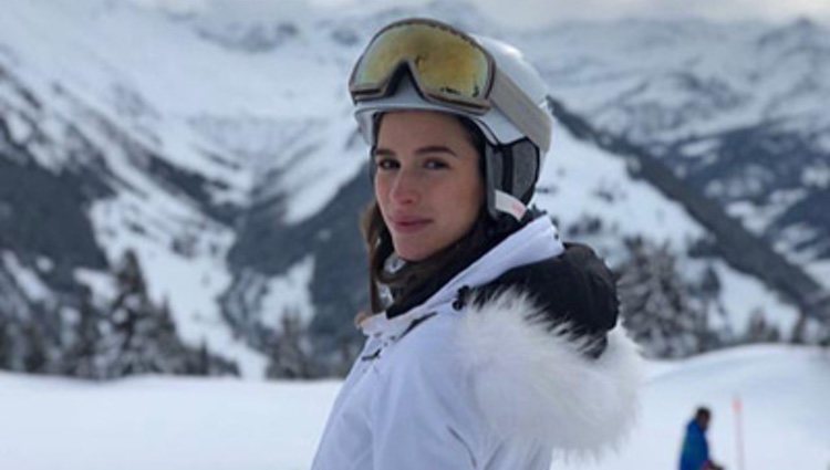 Sandra Gago disfrutando d ela nieve/ Foto: Instagram