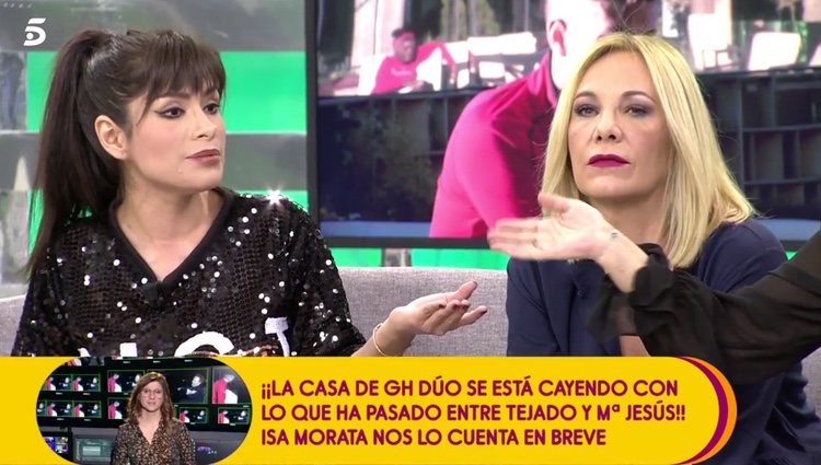 Miriam Saavedra alucinada con las palabras de Jorge Javier / Telecinco.es
