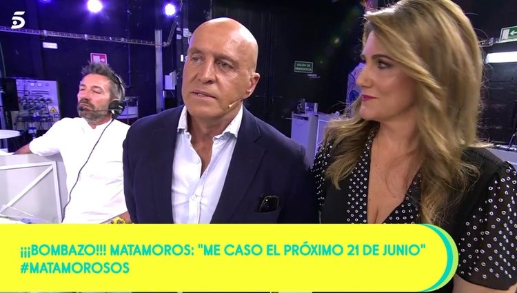 Kiko Matamoros anunciando su boda / Telecinco.es
