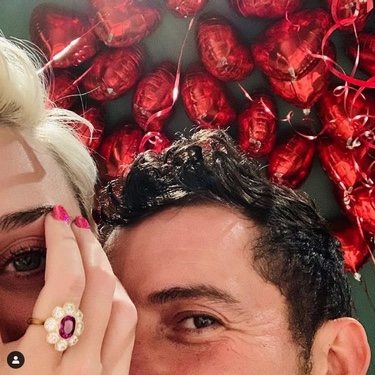 La foto del compromiso de Katy Perry y Orlando Bloom