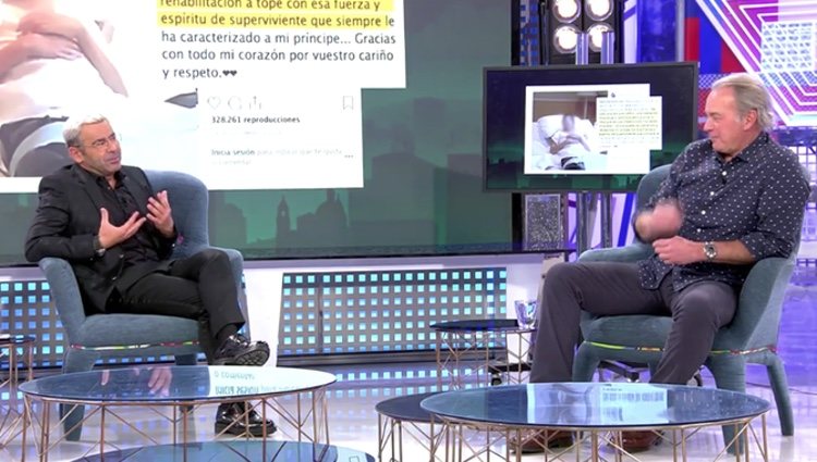 Jorge Javier Vázquez y Bertín Osborne en 'Sábado Deluxe' / Foto: Telecinco.es