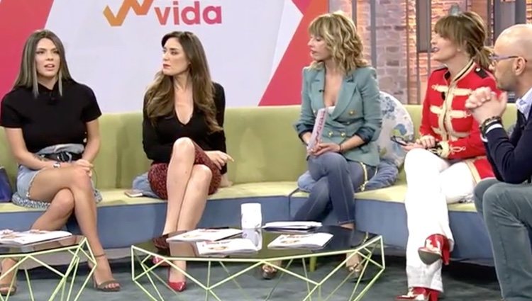 Laura Matamoros en el plató de 'Viva la Vida'/ Foto: Telecinco.es