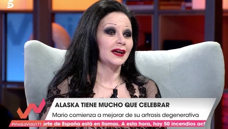Alaska hablando de Mario Vaquerizo | Foto: Telecinco.es