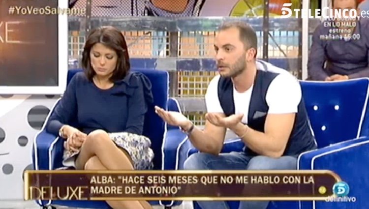 Antonio Tejado y Alba Muñoz en el 'Deluxe' / Telecinco.es