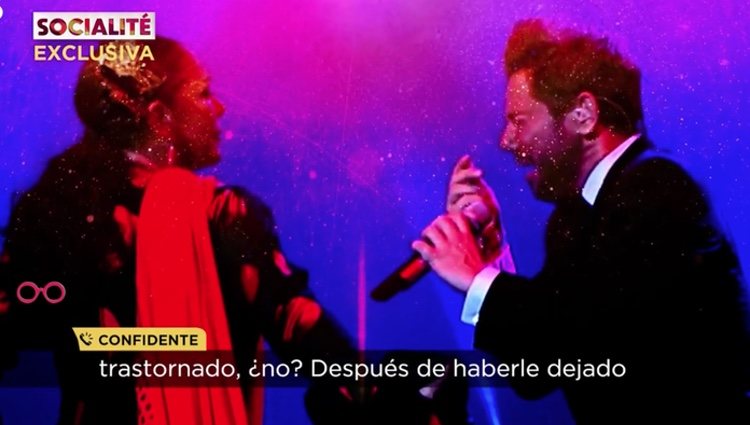 Isabel Pantoja y Miguel Poveda cantando juntos / Foto: Telecinco.es