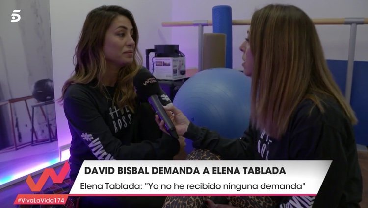 Elena Tablada hablando para 'Viva la vida' | Foto: telecinco.es