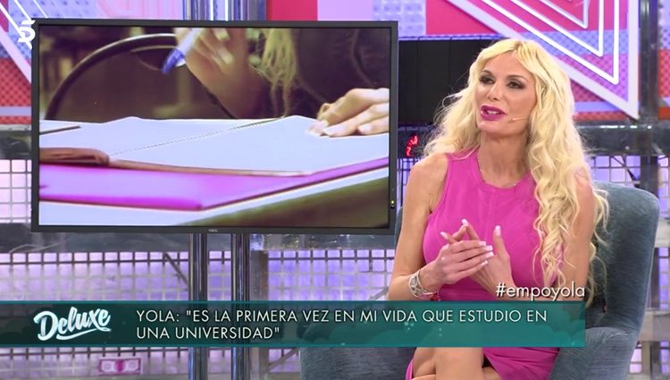 Yola Berrocal en 'Sábado Deluxe' | Foto: telecinco.es