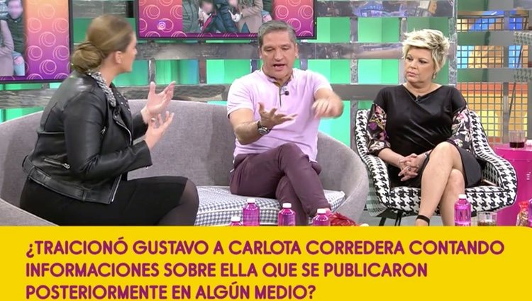 Carlota Corredera habla con Gustavo González | Foto: telecinco.es