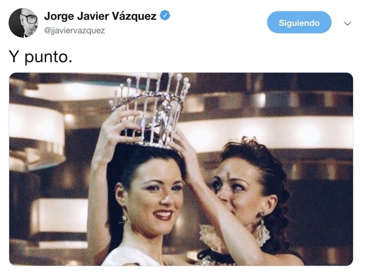 El tuit de Jorge Javier Vázquez que ha suscitado polémica | Twitter