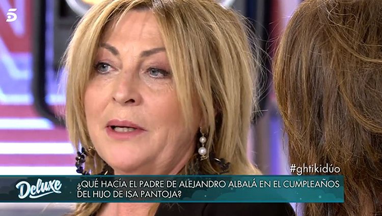 La madre de Albala en 'Sábado Deluxe'/ Foto: Telecinco.es