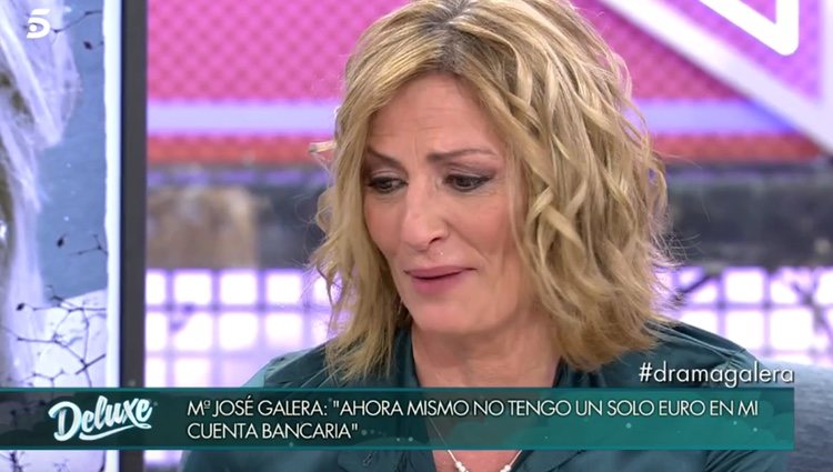 María José Galera perdió el trabajo en enero / Telecinco.es