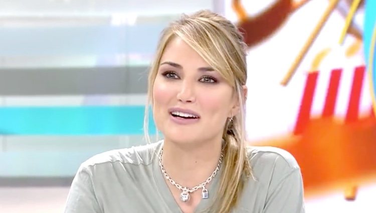 Alba Carrillo hablando de Courtois en 'Ya es mediodía' / Telecinco.es