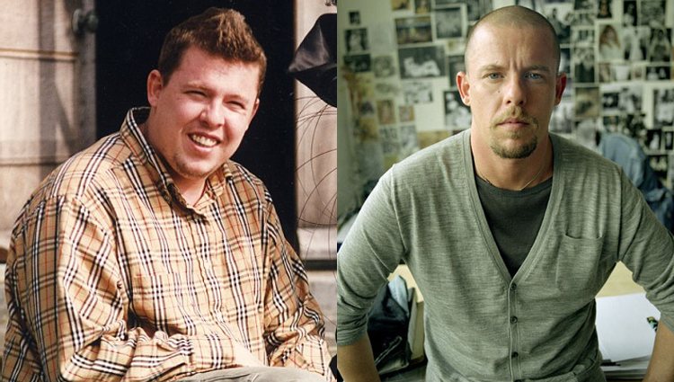 Alexander McQueen antes y después de la liposucción