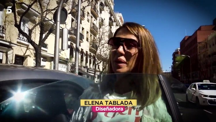 Elena Tablada hablando para 'Socialité' | Foto: telecinco.es