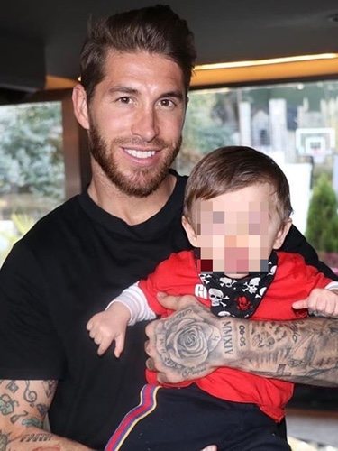 Sergio Ramos junto a su hijo Alejandro | Foto: Instagram