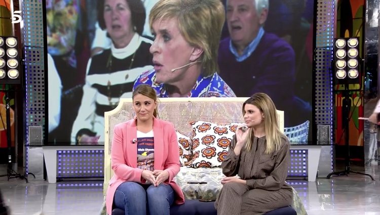 Carlota Corredera y María Lapiedra en 'sálvame' | Foto: telecinco.es