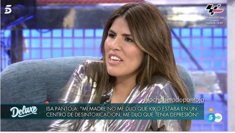Chabelita Pantoja habla sobre su embarazo en 'Sábado Deluxe' |Foto: Telecinco.es