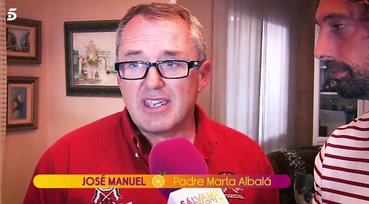 José Manuel Albalá se lamenta de sus problemas con su hija