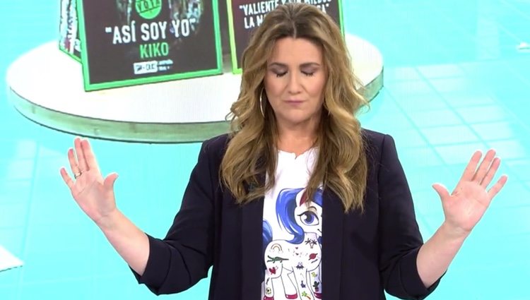 Carlota Corredera declarando en 'Sálvame' sobre 'GH DÚO' | Foto: Telecinco.es