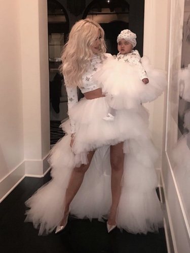 Khloé Kardashian junto a su hija True Foto: Instagram Khloé Kardashian