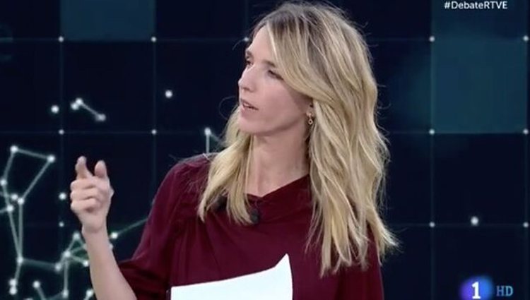 Cayetana Álvarez de Toledo durante el debate | Foto: TVE