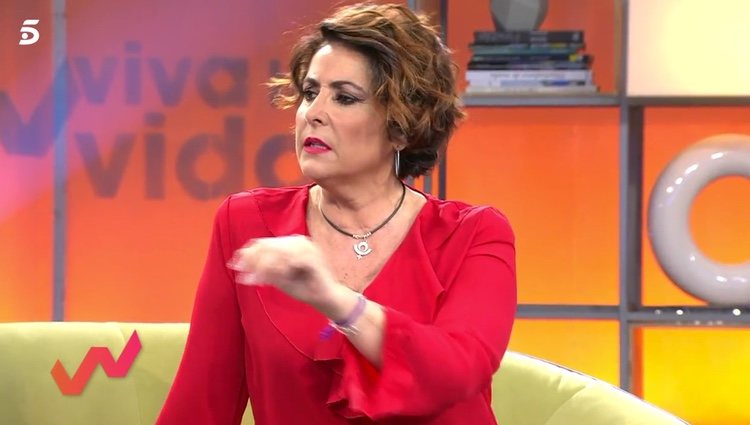 Irma Soriano defendiendo a María Jesús Ruiz / Telecinco.es