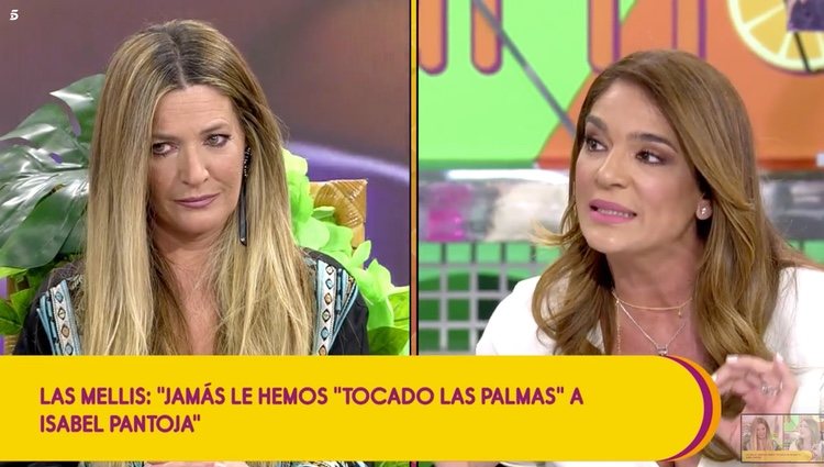 Raquel Bollo y Las Mellis disctutiendo en 'Sálvame' Foto: Telecinco