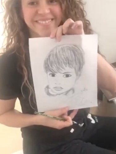 Shakira muestra el dibujo de su hijo | Instagram